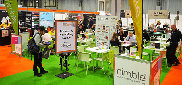 Nimble Elearning sponsors Business & Networking Lounge at World of Learning 2019
