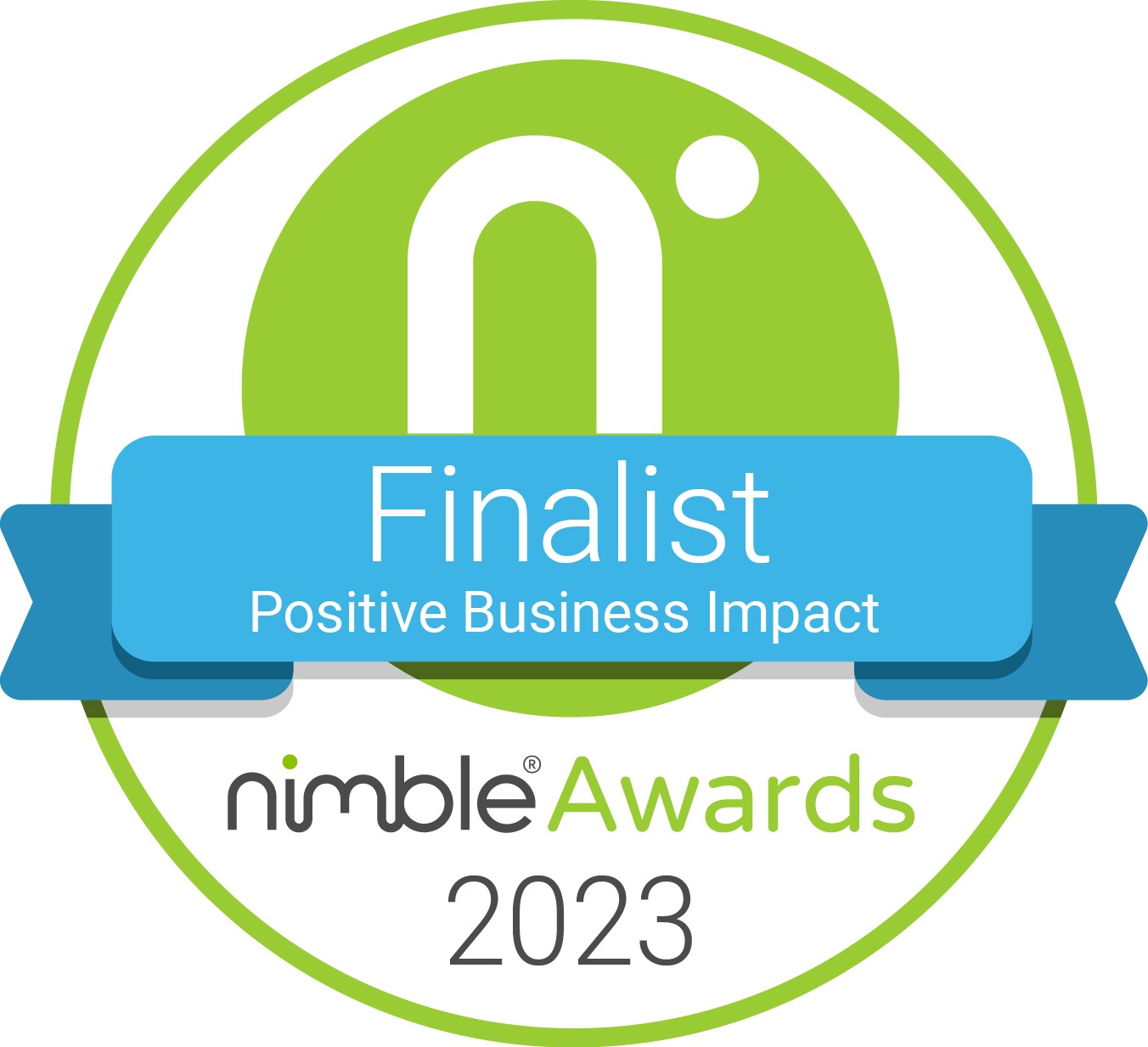 2022 Nimble Awards Finalist Positive Business Impact