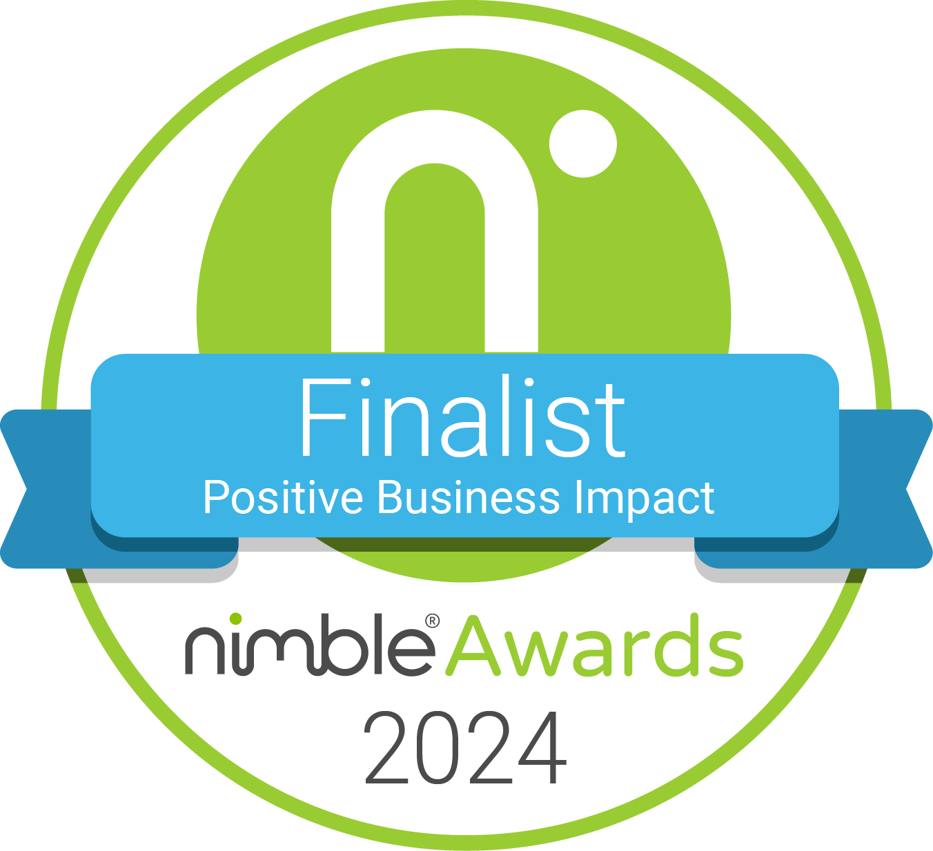 2022 Nimble Awards Finalist Positive Business Impact