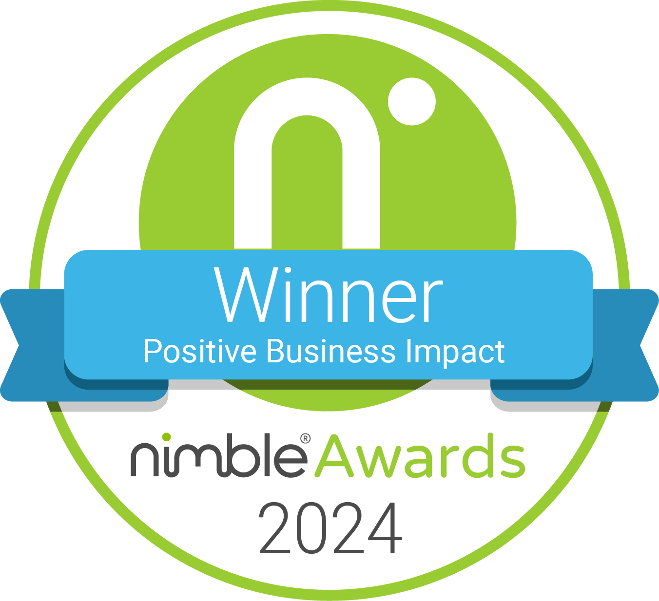 2022 Nimble Awards Finalist Positive Business Impact